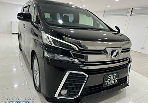 Toyota Vellfire 2.5 CVT Sunroof 2015 Black Body kit Android Player
